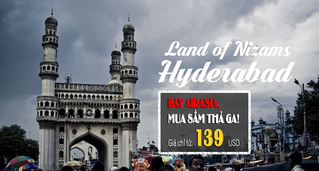 Vé máy bay đi Hyderabad giá rẻ