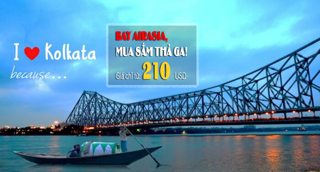 Vé máy bay đi Kolkata giá rẻ