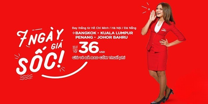 Khuyến mãi 7 Ngày Giá Sốc chỉ từ 36 USD