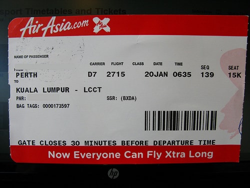 Hoàn đổi vé máy bay Air Asia