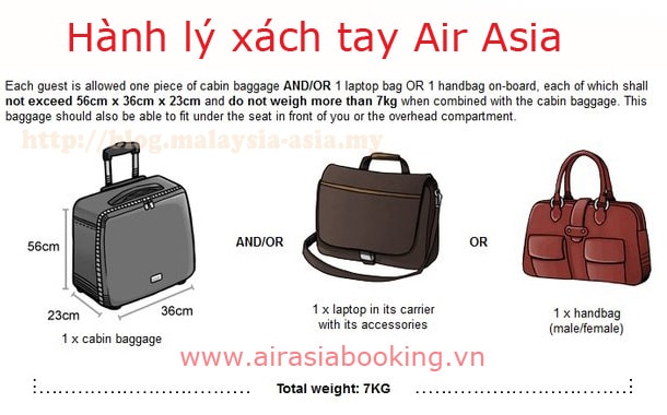 Hành lý xách tay Air Asia