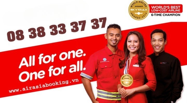 Phong ve Air asia tai Vietnam