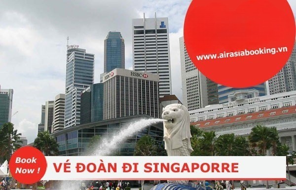Vé đoàn đi Singapore giá rẻ