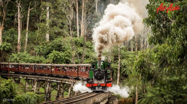 Đi tàu hơi nước Puffing Billy