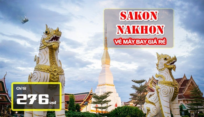vé máy bay đi Sakon Nakhon giá rẻ