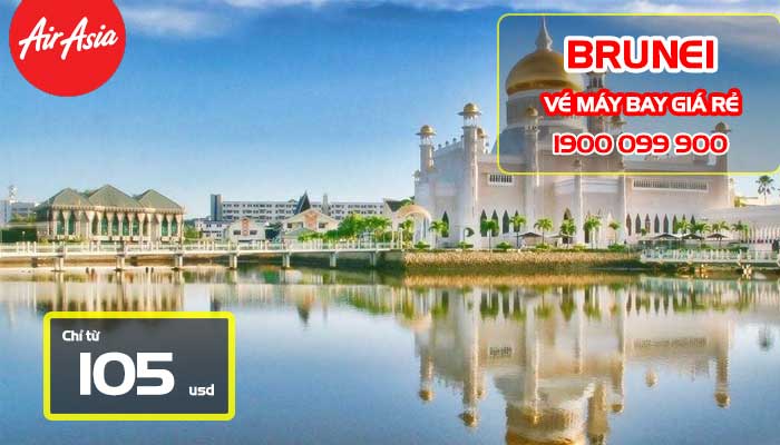 vé máy bay đi brunei giá rẻ