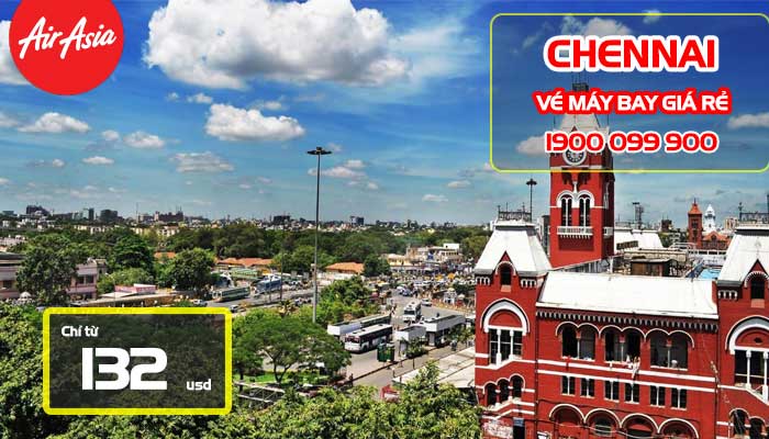 vé máy bay đi chennai giá rẻ