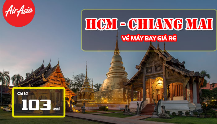 Vé máy bay Hồ Chí Minh đi Chiang Mai