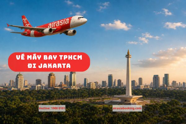 vé máy bay đi Jakarta giá rẻ AirAsia