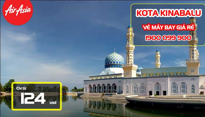 vé máy bay đi kota kinabalu