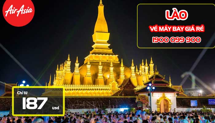 Vé máy bay đi Lào Air Asia