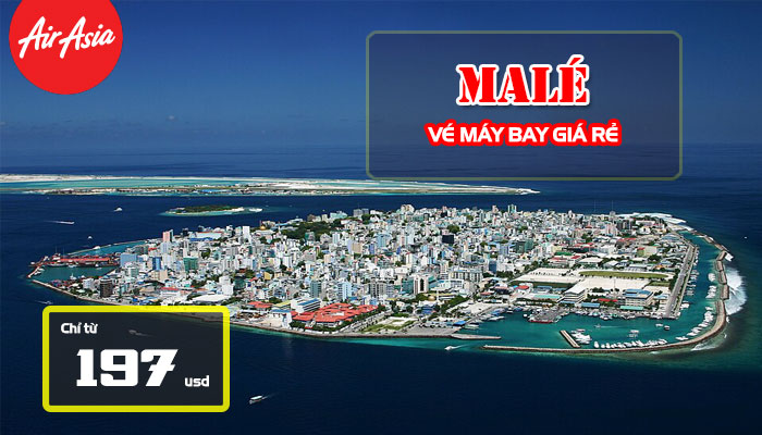 Vé máy bay đi Malé giá rẻ