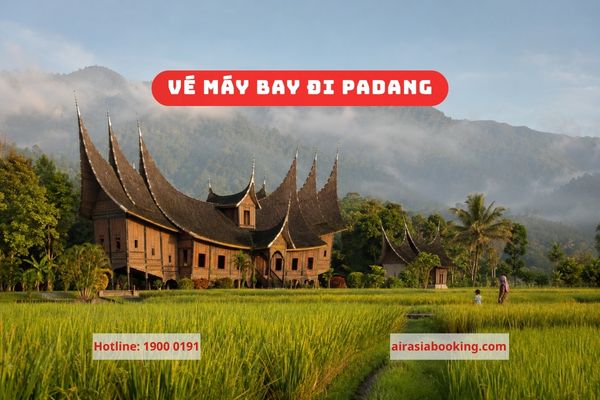 vé máy bay đi Padang giá rẻ