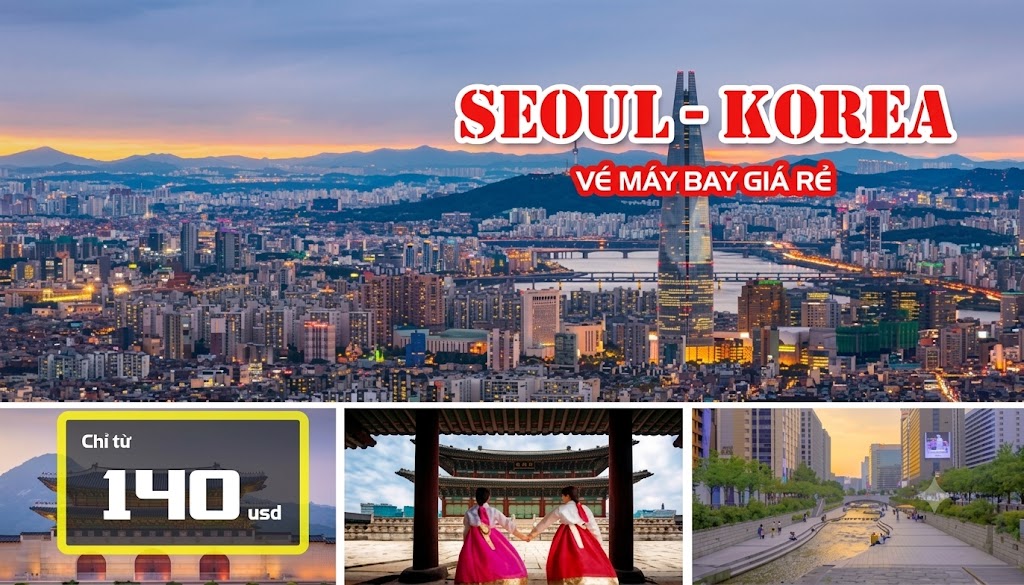 ve may bay di seoul air asia