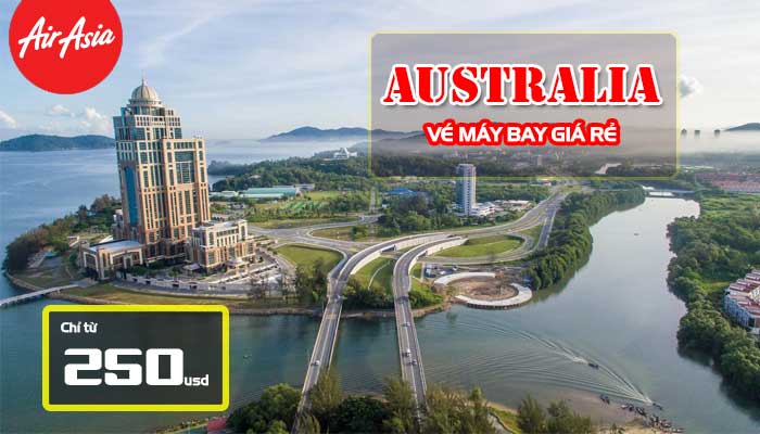 Vé máy bay đi Úc Air Asia