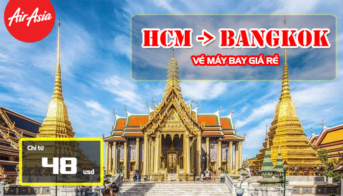 Vé máy bay Hồ Chí Minh đi Bangkok