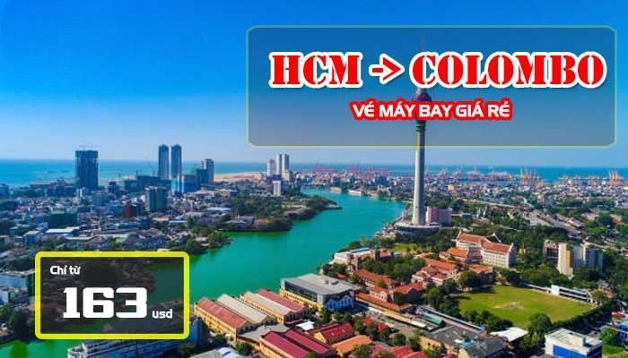 Vé máy bay Hồ Chí Minh đi Colombo