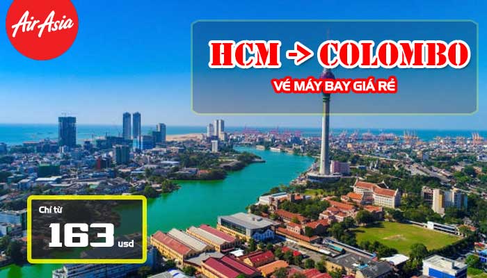 Vé máy bay Hồ Chí Minh đi Colombo